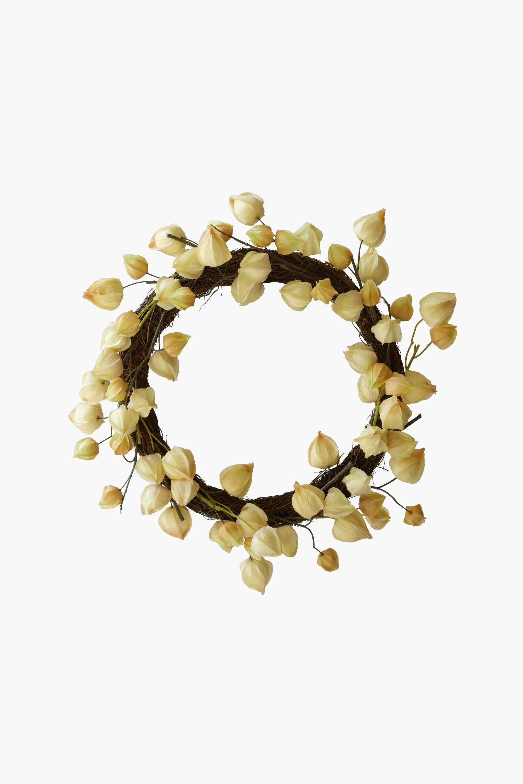 Physalis Wreath - Light Yellow
