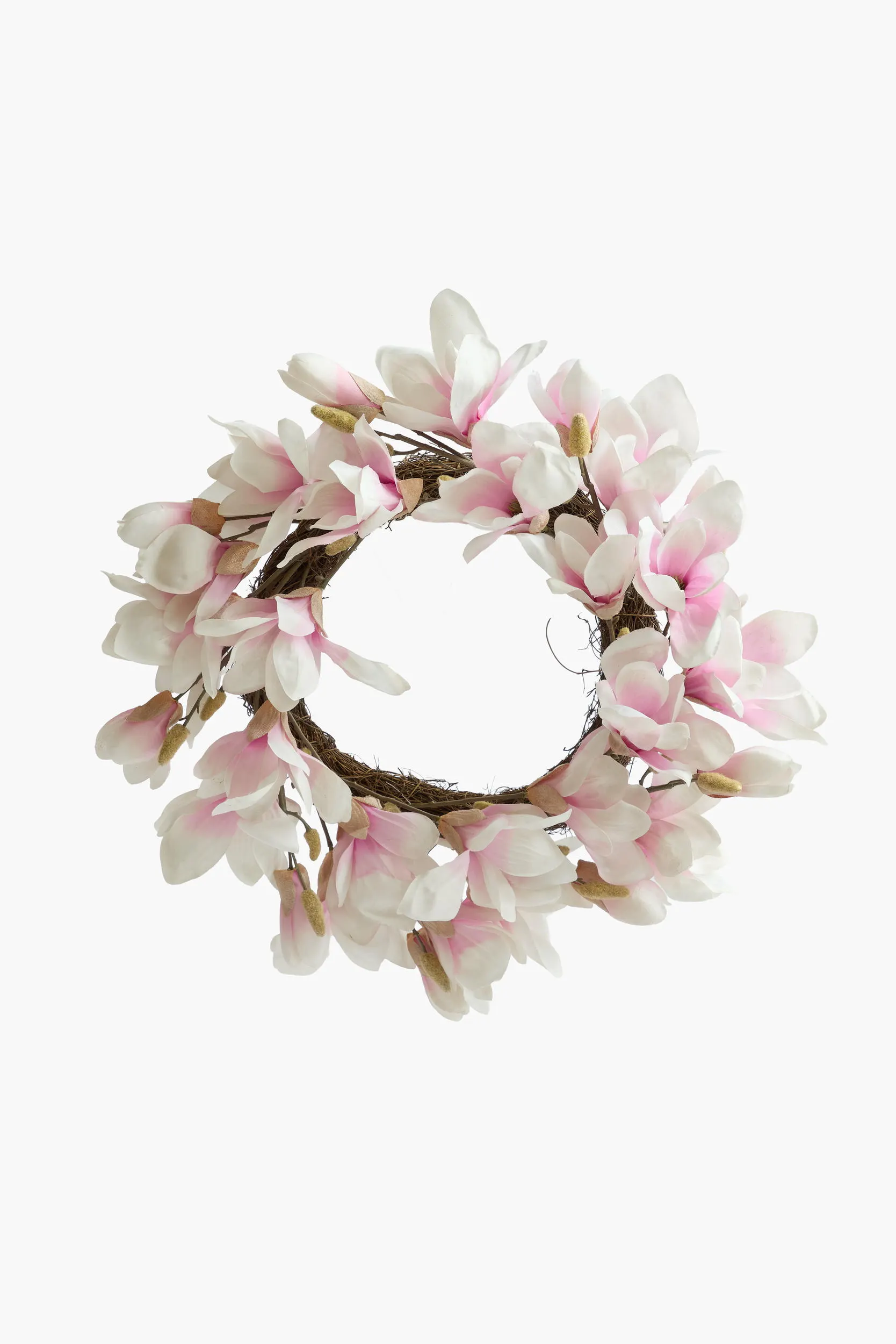 Magnolia Wreath - Light Pink