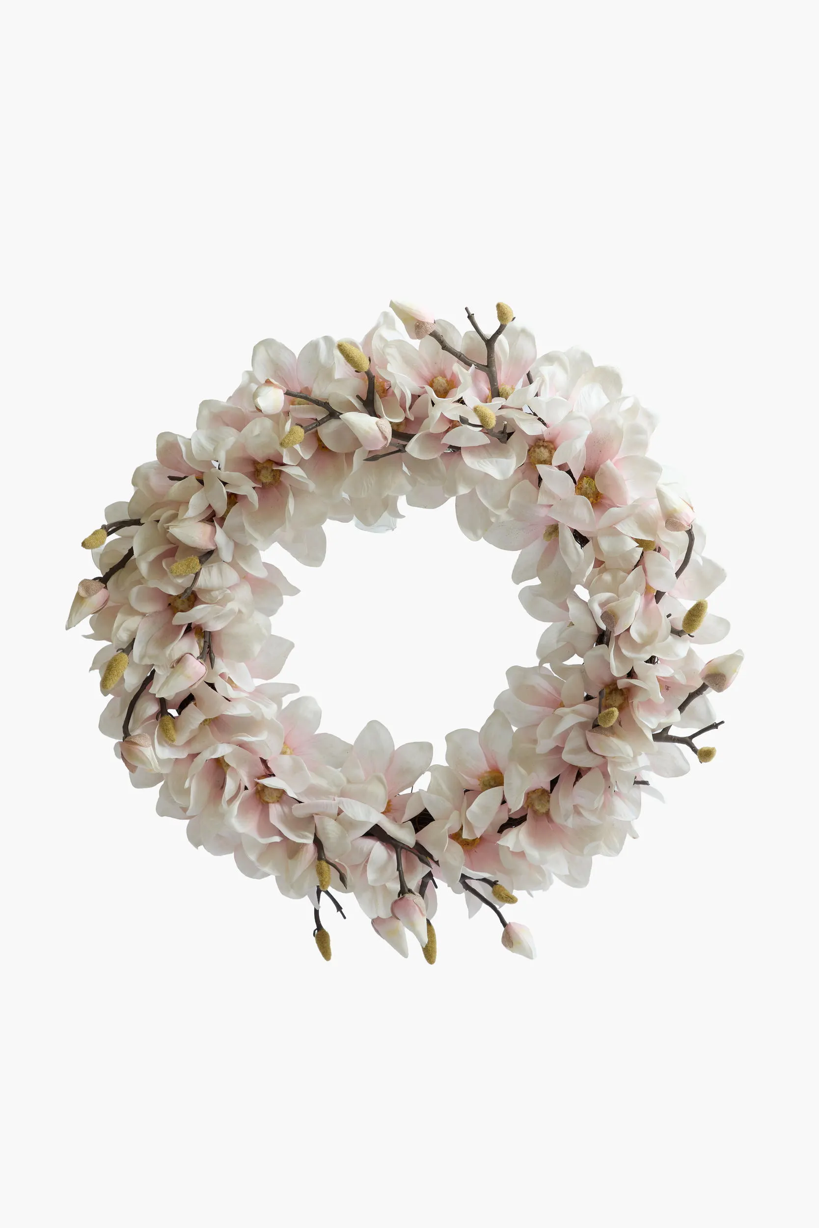 Magnolia Wreath - Light Pink