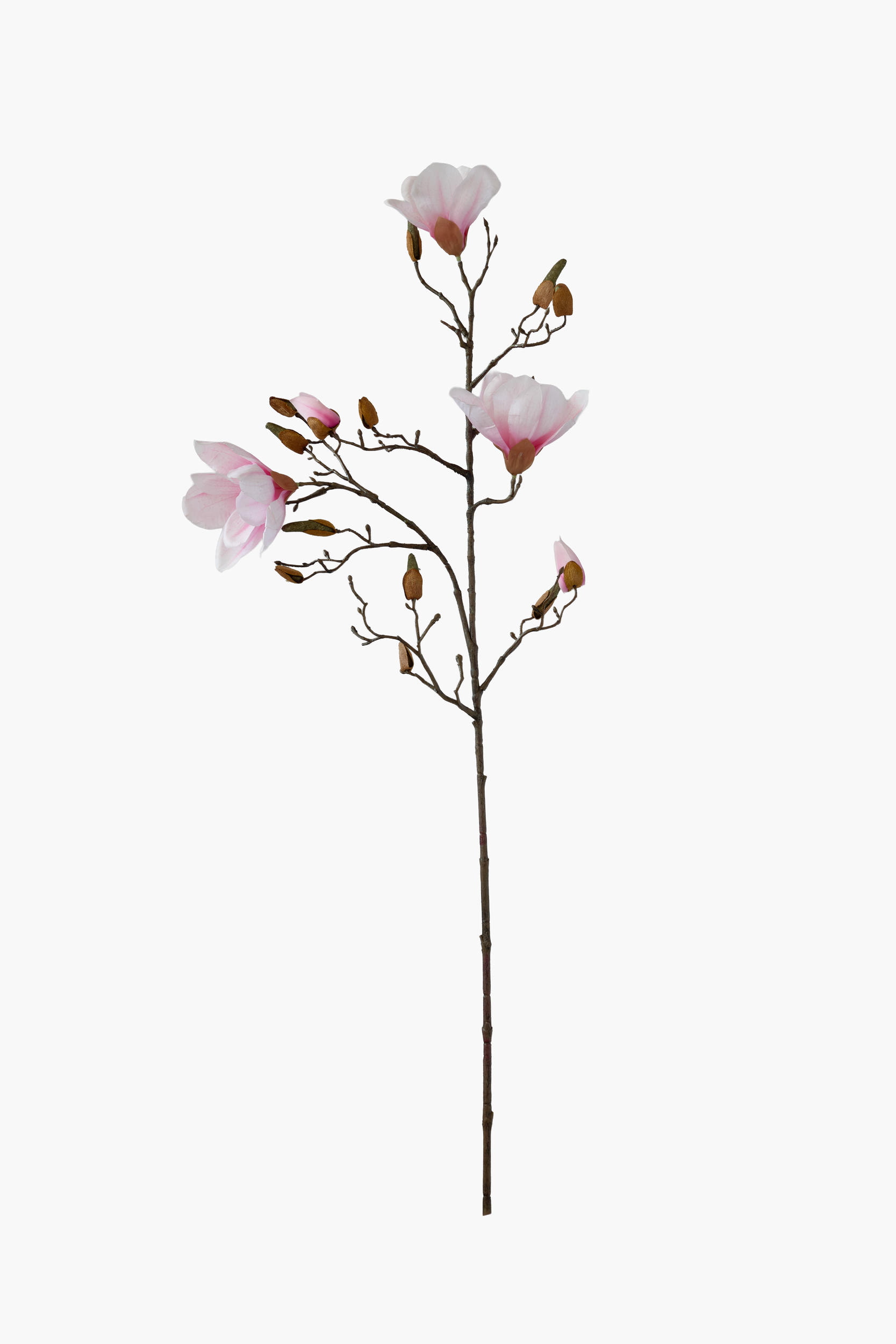90cm Medium Branch Yulan Magnolia (Real Touch) - Pink